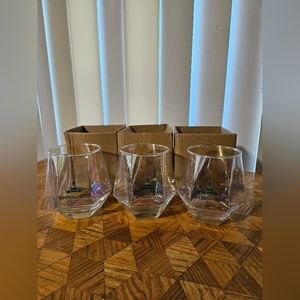 Seton Bourbon & Bites In The Grove 3 Wine Glass Stemless 10 Oz Cincinnati School